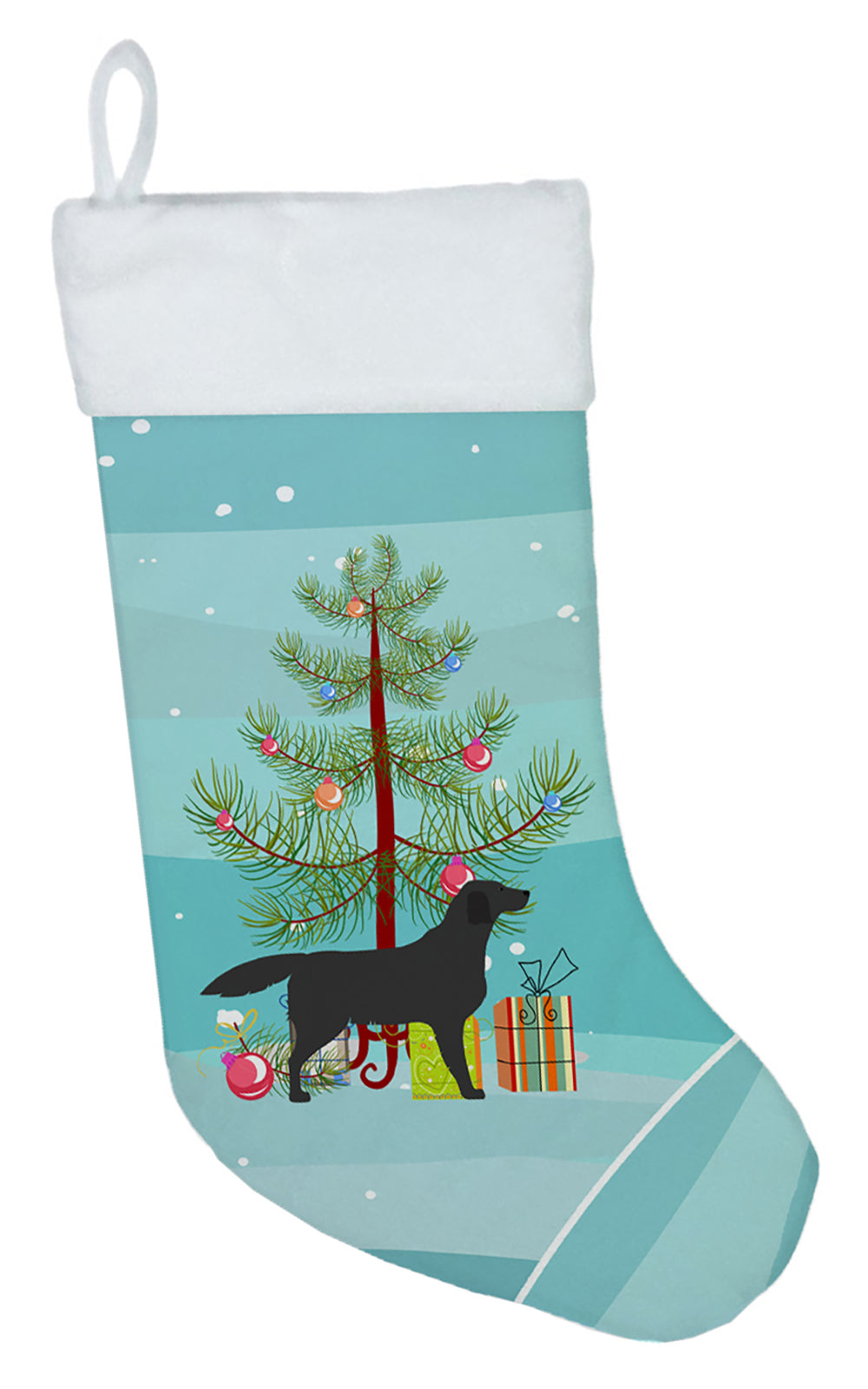 Black Labrador Retriever Merry Christmas Tree Christmas Stocking BB2926CS  the-store.com.