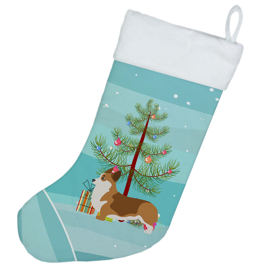 Corgi Merry Christmas Tree Christmas Stocking BB2938CS  the-store.com.