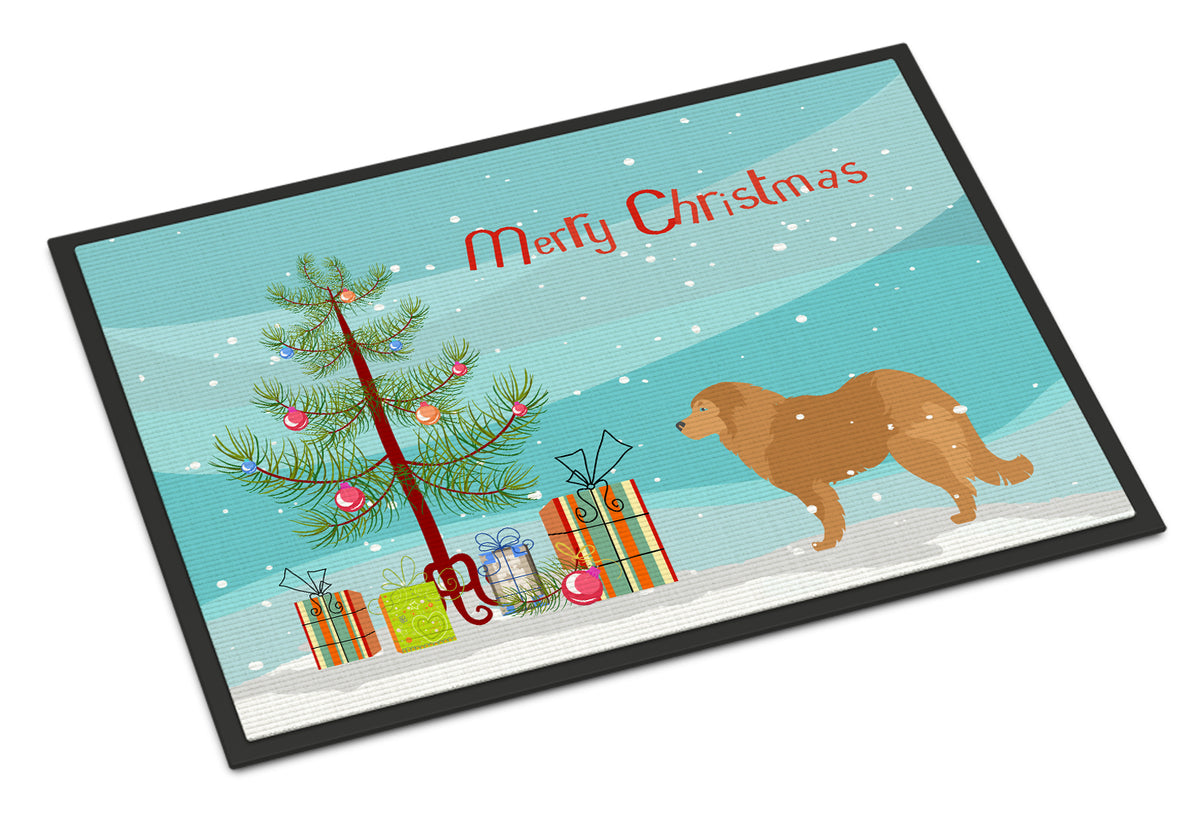 Caucasian Shepherd Dog Merry Christmas Tree Indoor or Outdoor Mat 18x27 BB2943MAT - the-store.com