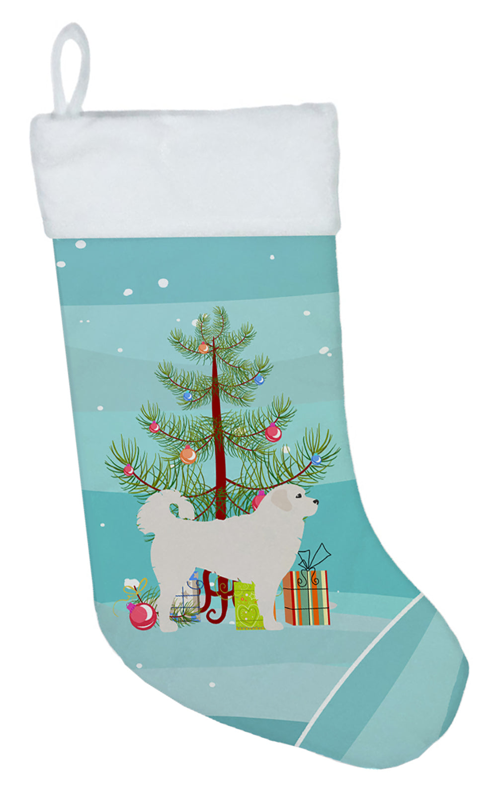 Polish Tatra Sheepdog Merry Christmas Tree Christmas Stocking BB2945CS  the-store.com.