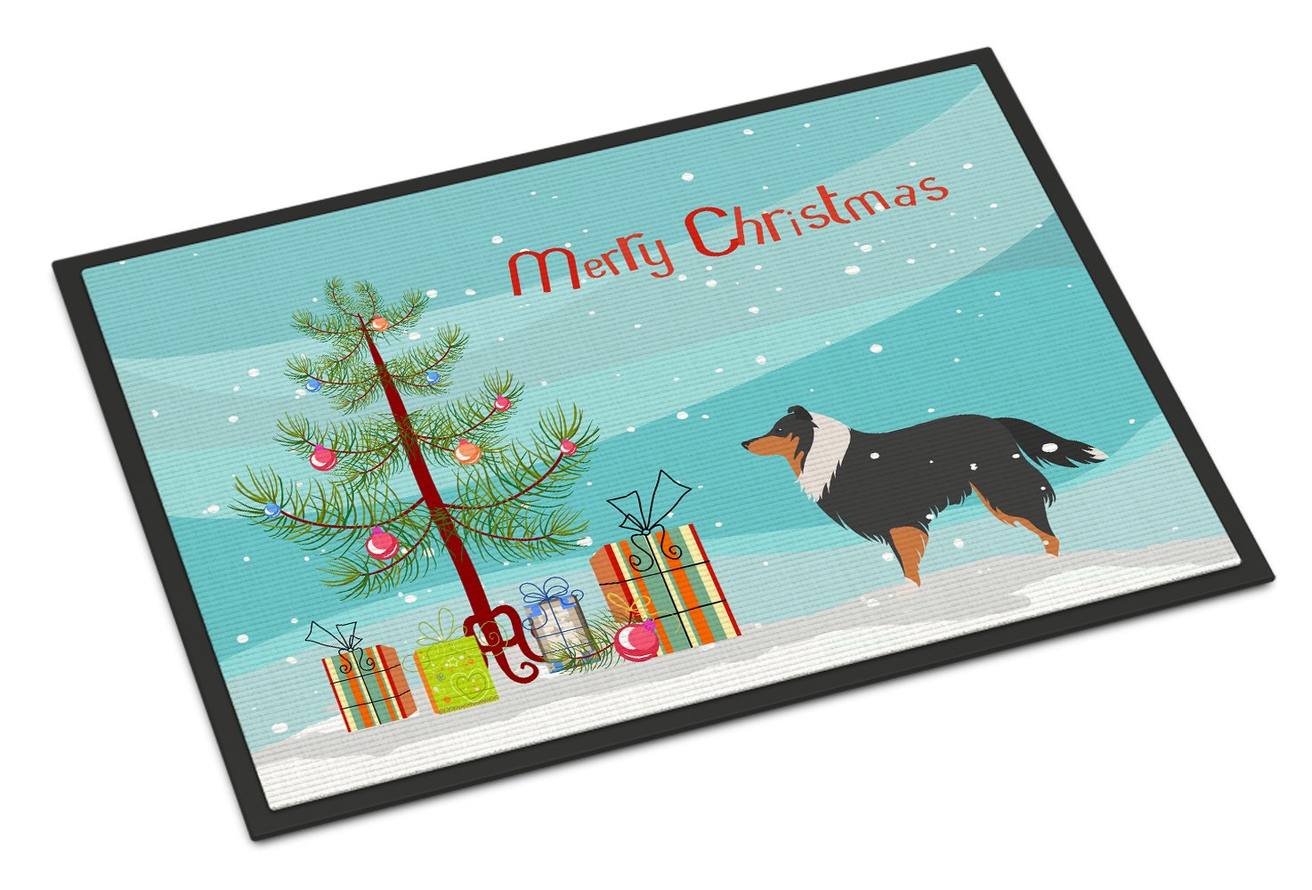 Sheltie/Shetland Sheepdog Christmas Indoor or Outdoor Mat 24x36 BB2948JMAT by Caroline's Treasures