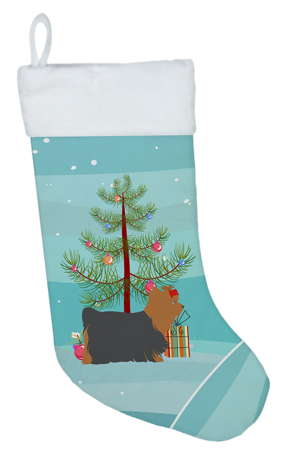 Yorkshire Terrier Yorkie Merry Christmas Tree Christmas Stocking BB2952CS  the-store.com.