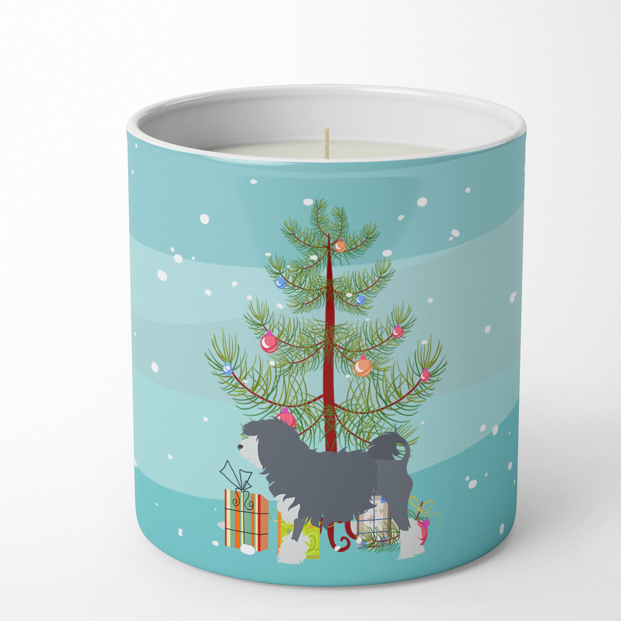 Buy this Lowchen Merry Christmas Tree 10 oz Decorative Soy Candle