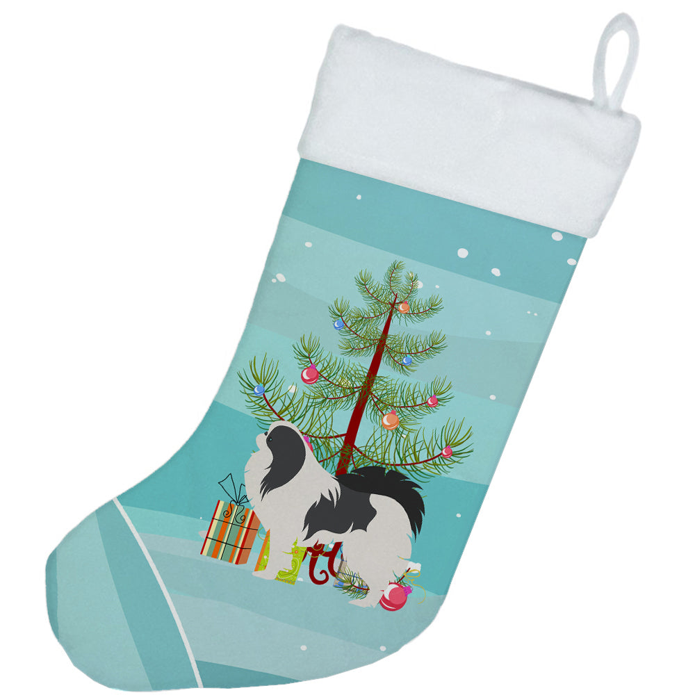 Japanese Chin Merry Christmas Tree Christmas Stocking BB2955CS  the-store.com.