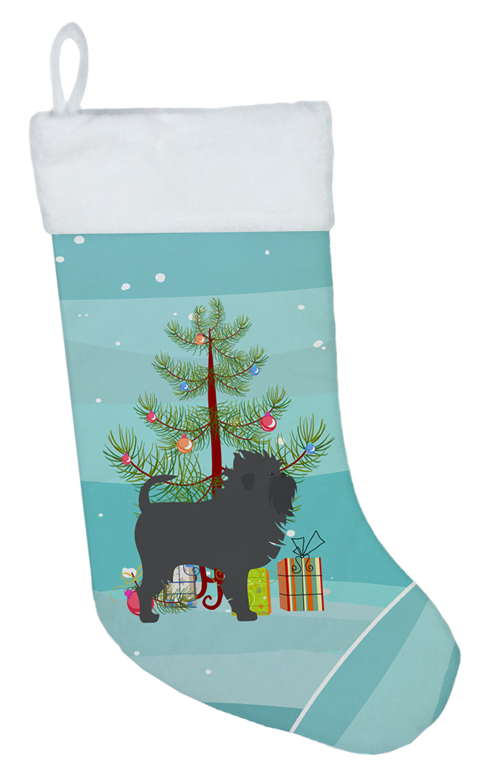 Affenpinscher Merry Christmas Tree Christmas Stocking BB2966CS  the-store.com.