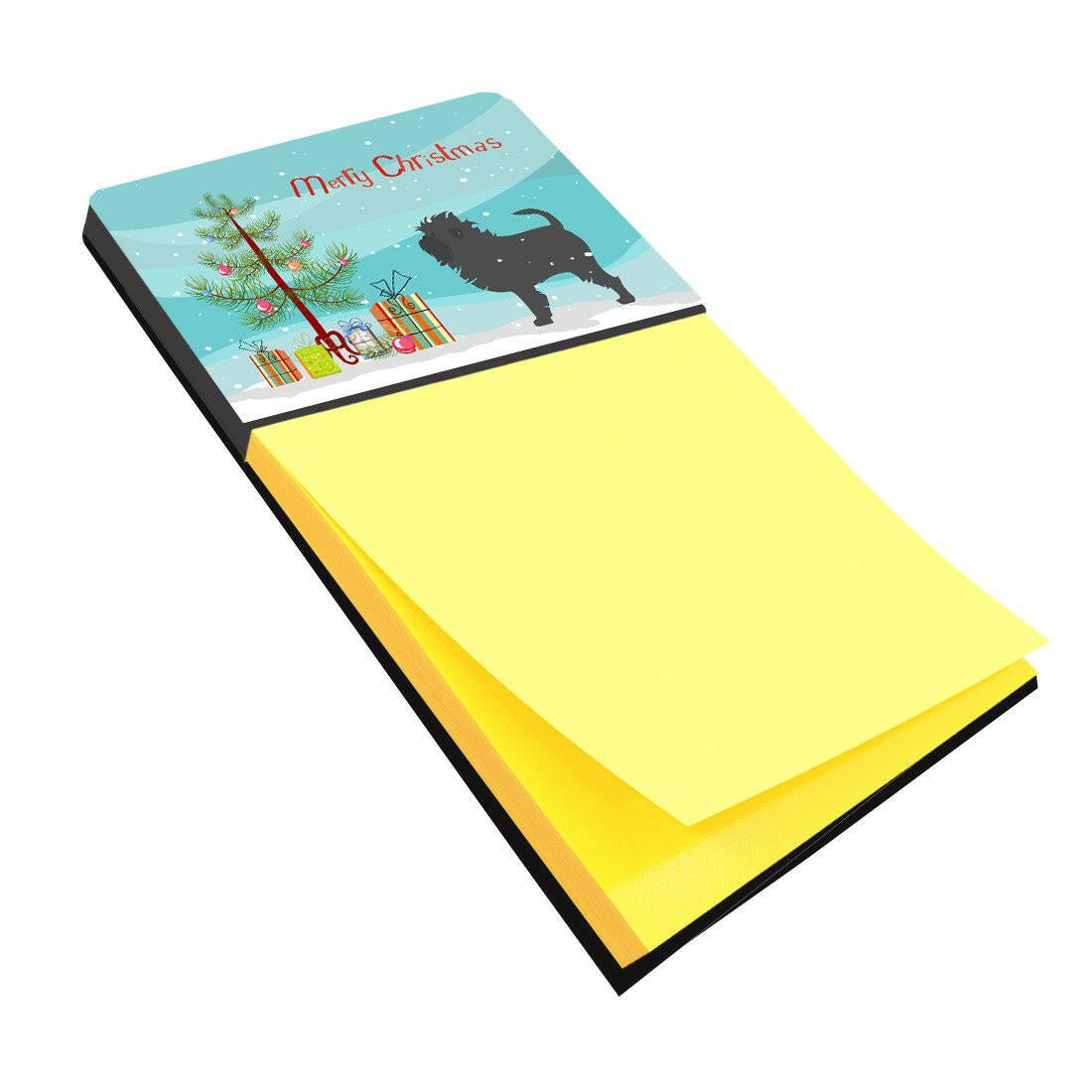 Affenpinscher Merry Christmas Tree Sticky Note Holder BB2966SN by Caroline's Treasures