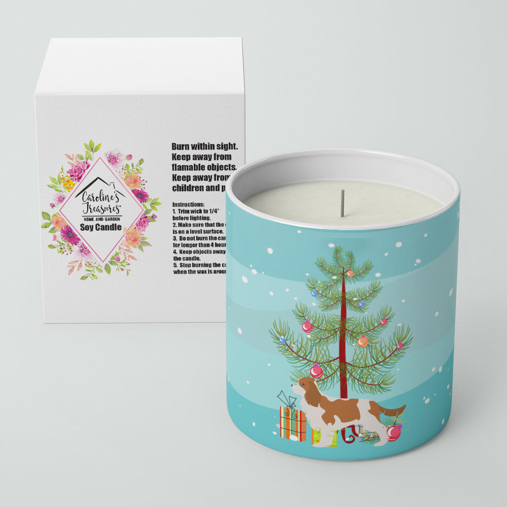 Buy this Cavalier King Charles Spaniel Merry Christmas Tree 10 oz Decorative Soy Candle