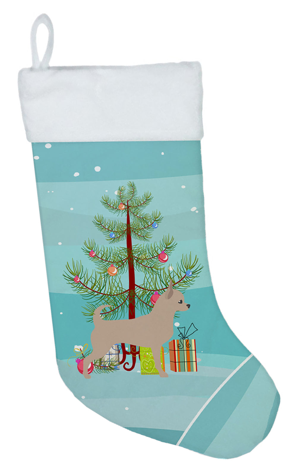 Chihuahua Merry Christmas Tree Christmas Stocking BB2968CS  the-store.com.