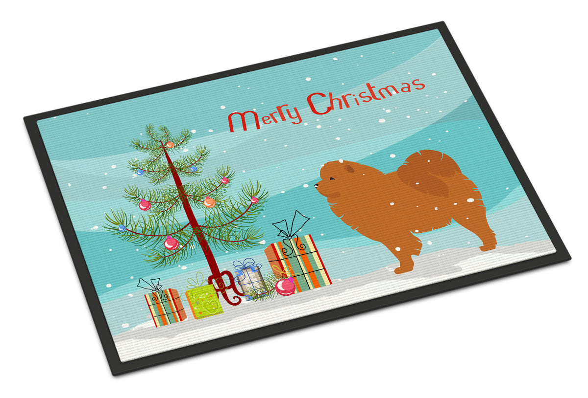 Chow Chow Merry Christmas Tree Indoor or Outdoor Mat 18x27 BB2969MAT - the-store.com