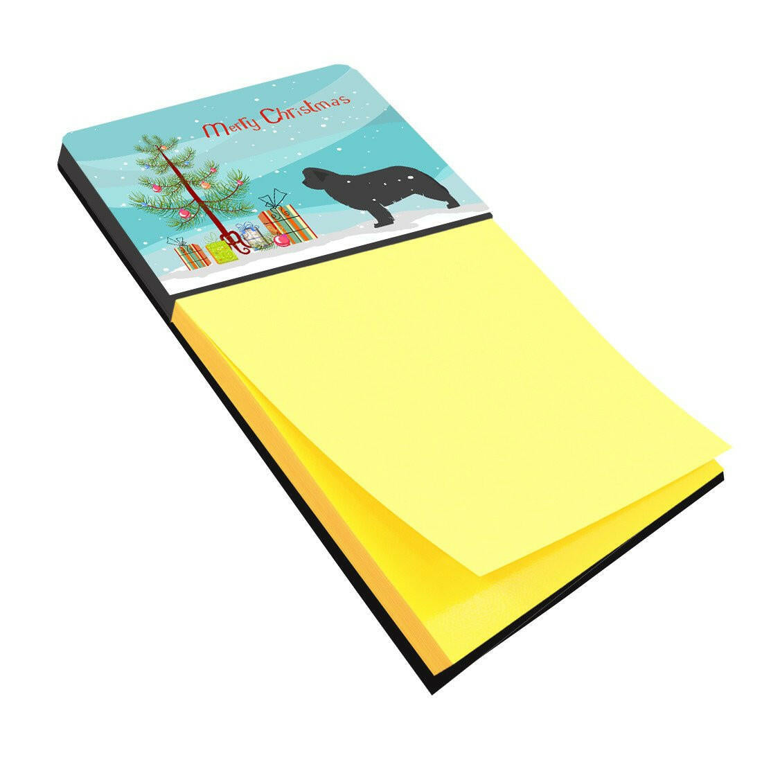 Newfoundland Merry Christmas Tree Sticky Note Holder BB2982SN by Caroline's Treasures