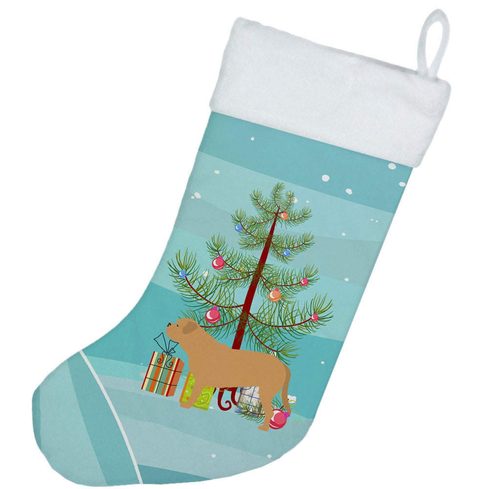 Dogue de Bordeaux Merry Christmas Tree Christmas Stocking BB2988CS  the-store.com.