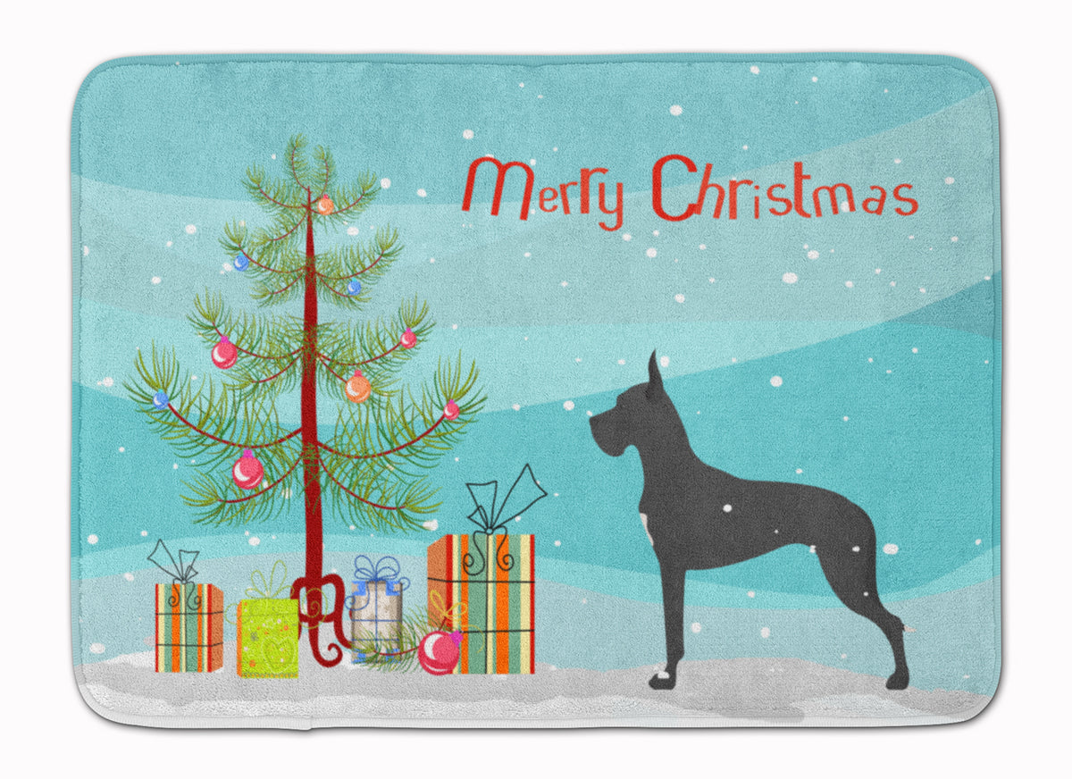 Great Dane Merry Christmas Tree Machine Washable Memory Foam Mat BB2993RUG - the-store.com