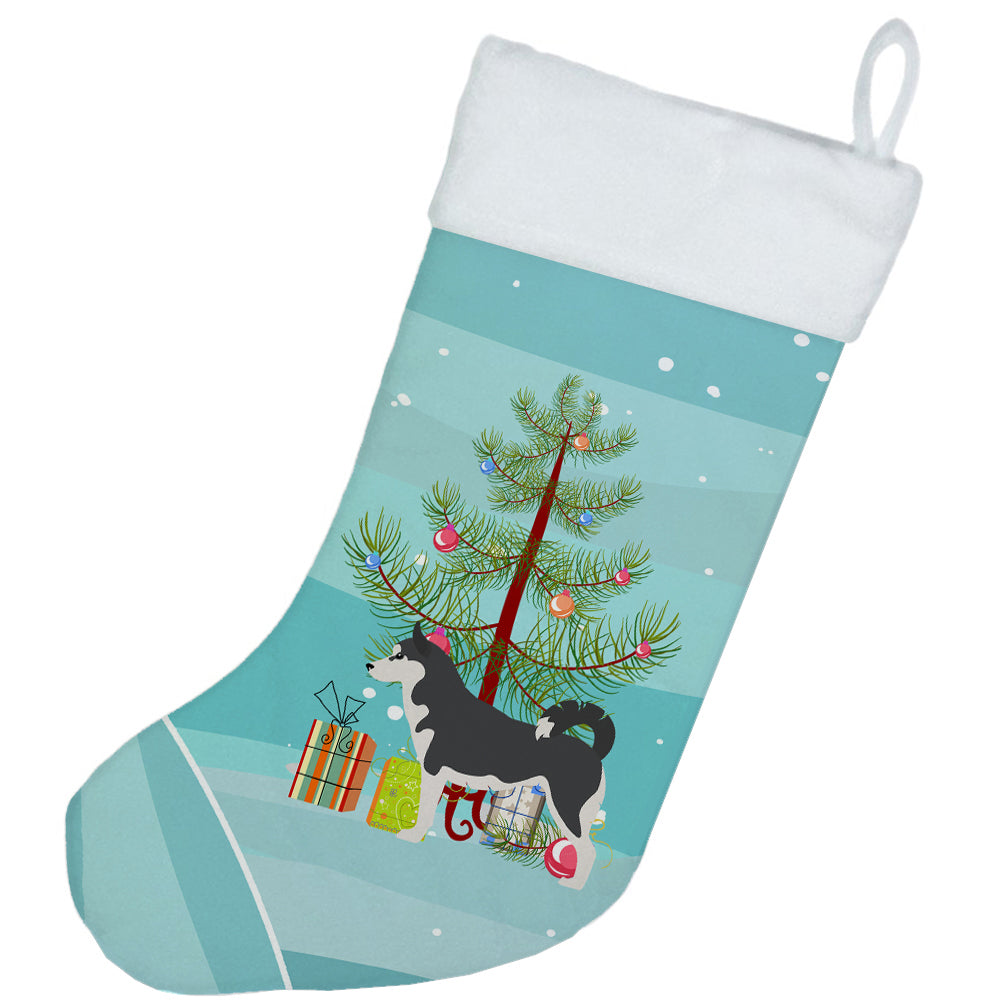 Siberian Husky Merry Christmas Tree Christmas Stocking BB2998CS  the-store.com.