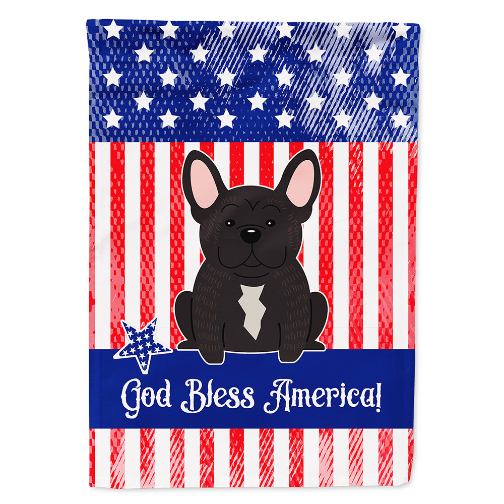 Patriotic USA French Bulldog Brindle Flag Canvas House Size BB3004CHF  the-store.com.