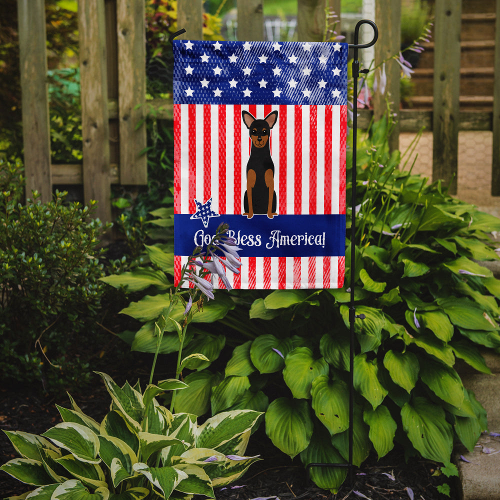 Patriotic USA Manchester Terrier Flag Garden Size BB3023GF  the-store.com.