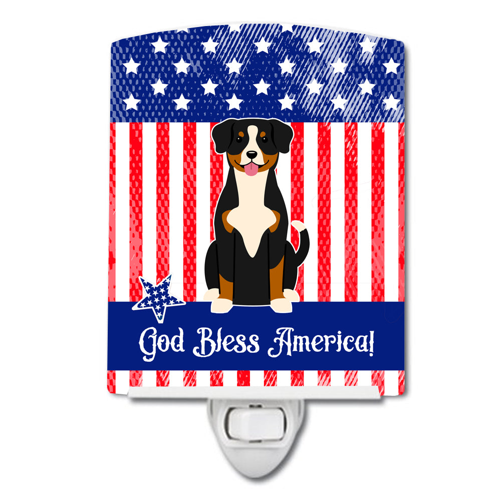 Patriotic USA Entlebucher Ceramic Night Light BB3033CNL - the-store.com