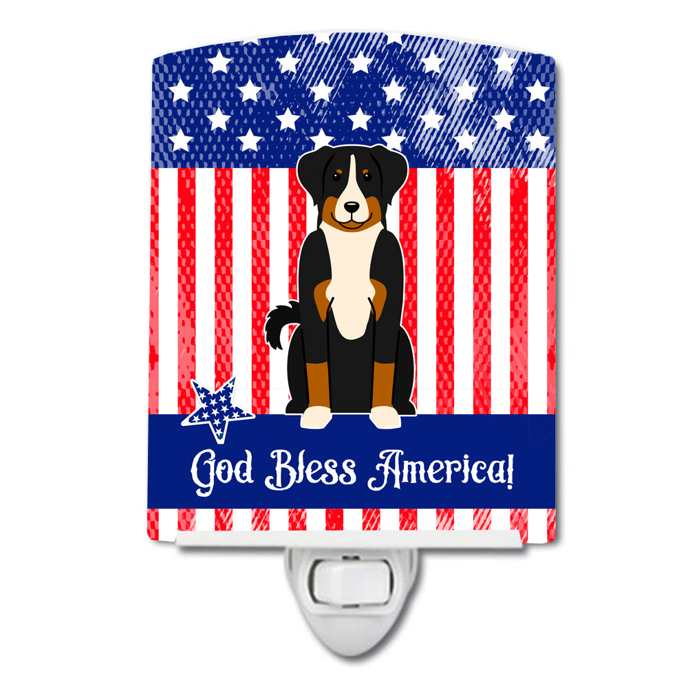 Patriotic USA Appenzeller Sennenhund Ceramic Night Light BB3038CNL - the-store.com