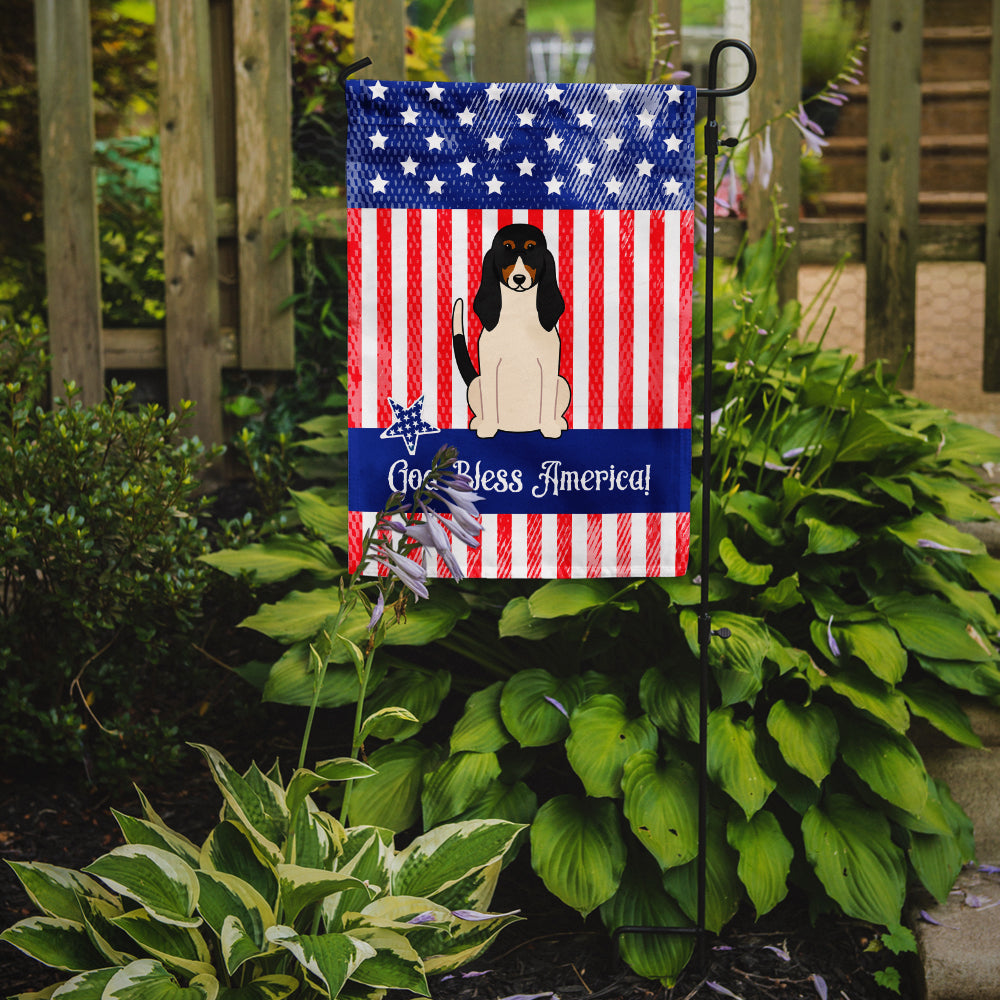 Patriotic USA Swiss Hound Flag Garden Size BB3039GF  the-store.com.