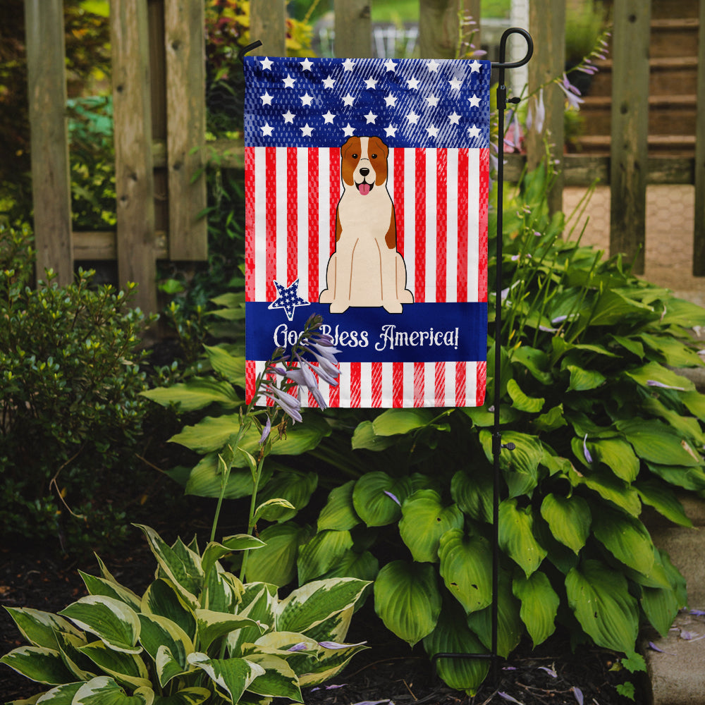 Patriotic USA Central Asian Shepherd Dog Flag Garden Size BB3044GF  the-store.com.