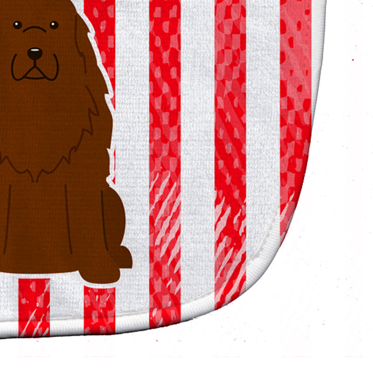 Patriotic USA Caucasian Shepherd Dog Baby Bib BB3045BIB - the-store.com