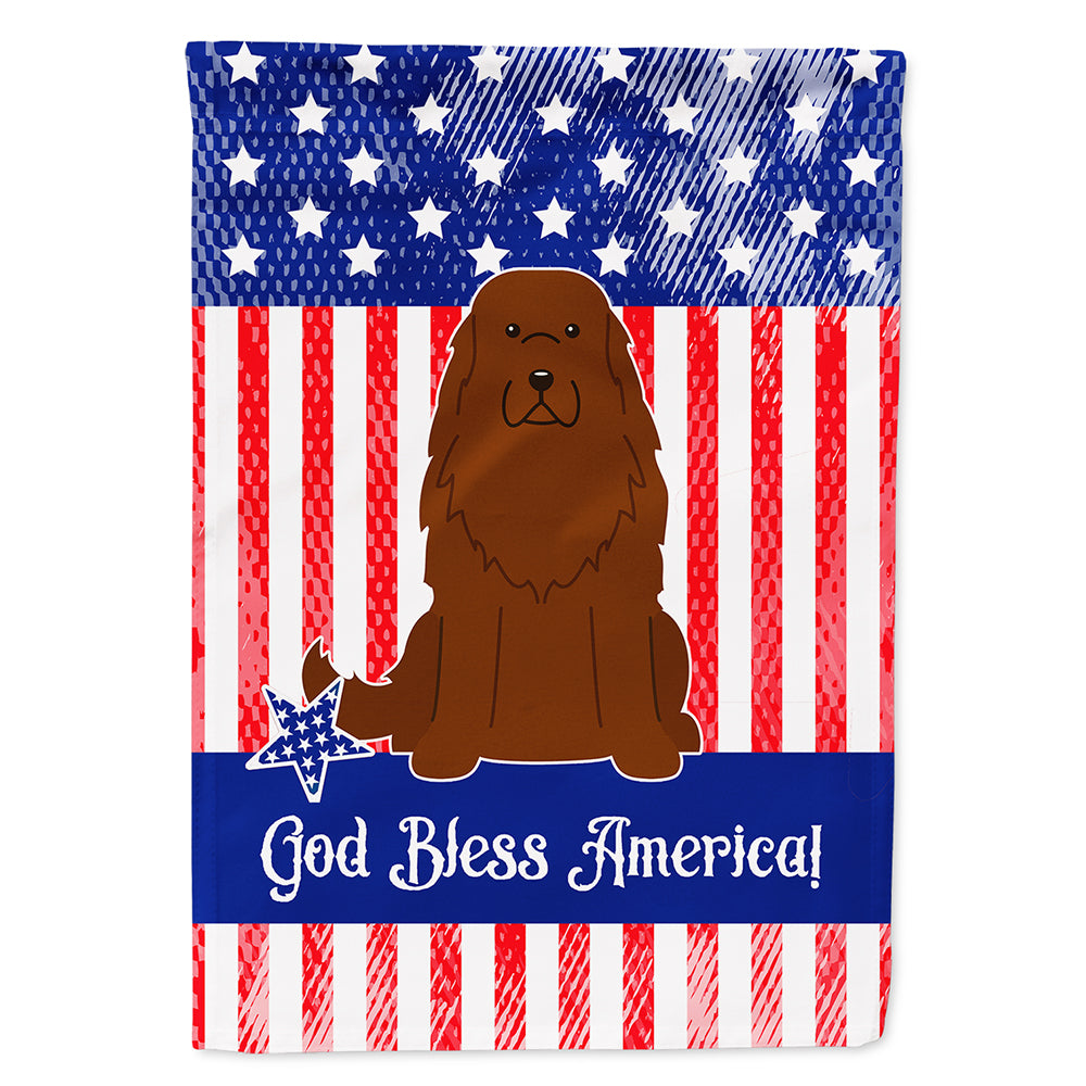 Patriotic USA Caucasian Shepherd Dog Flag Canvas House Size BB3045CHF  the-store.com.