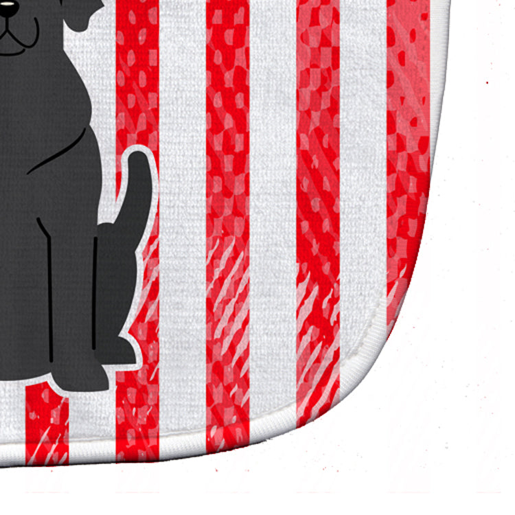 Patriotic USA Black Labrador Baby Bib BB3052BIB - the-store.com