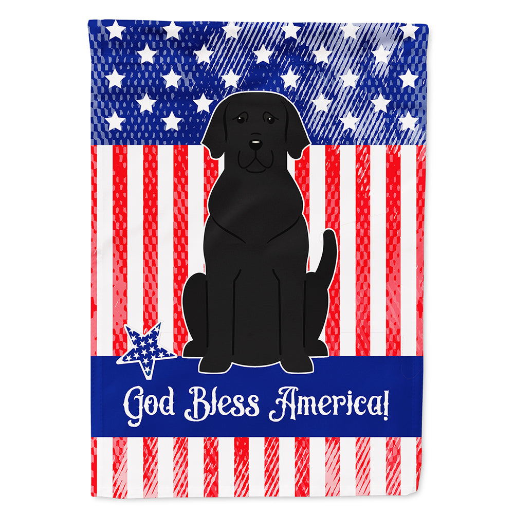 Patriotic USA Black Labrador Flag Canvas House Size BB3052CHF  the-store.com.