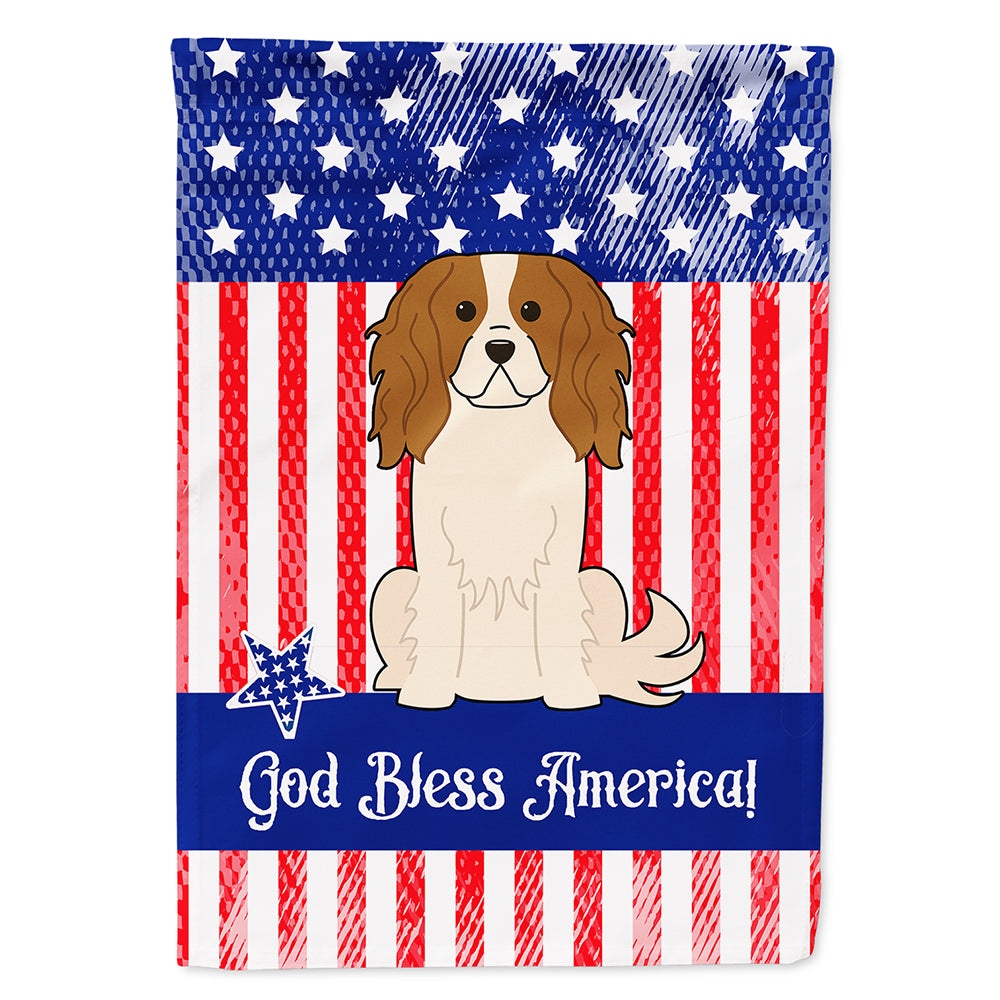 Patriotic USA Cavalier Spaniel Flag Canvas House Size BB3053CHF  the-store.com.