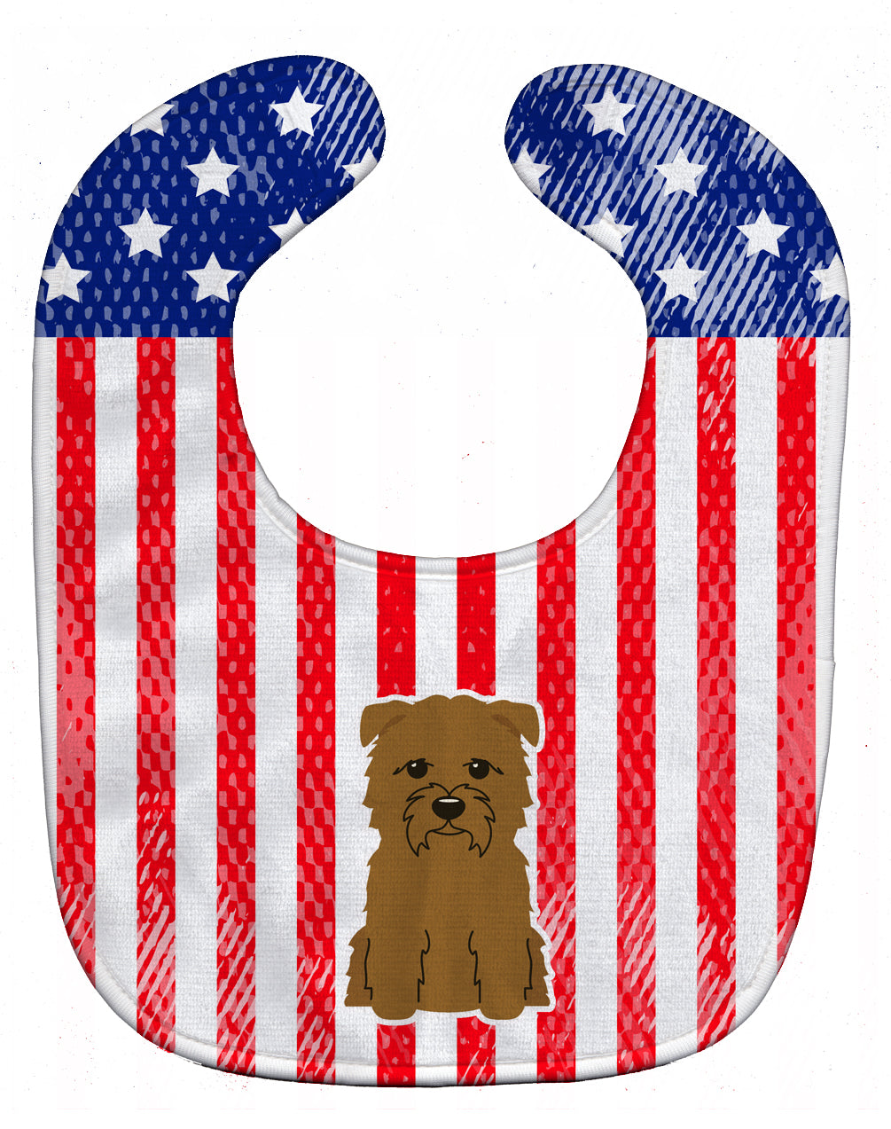 Patriotic USA Glen of Imal Tan Baby Bib BB3055BIB - the-store.com