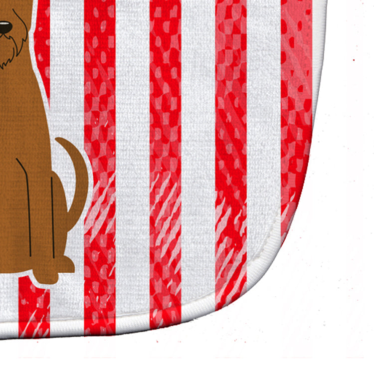 Patriotic USA Irish Terrier Baby Bib BB3057BIB - the-store.com