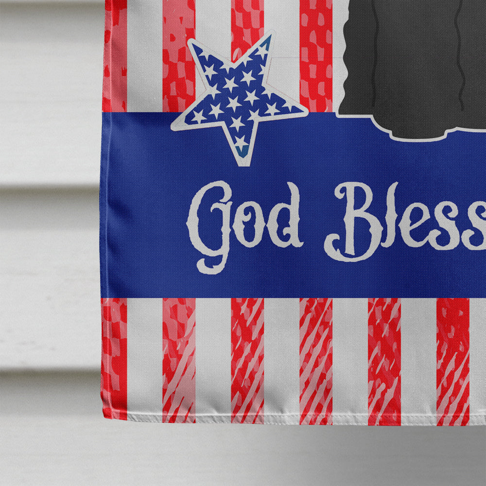 Patriotic USA Giant Schnauzer Flag Canvas House Size BB3061CHF  the-store.com.