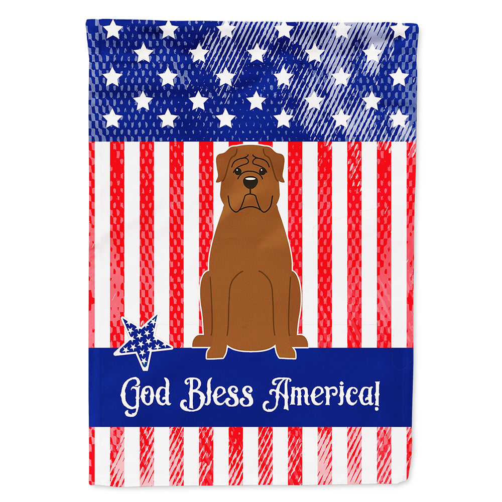 Patriotic USA Dogue de Bourdeaux Flag Canvas House Size BB3068CHF  the-store.com.