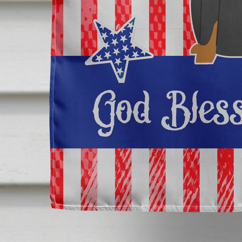 Patriotic USA Beauce Shepherd Dog Flag Canvas House Size  the-store.com.