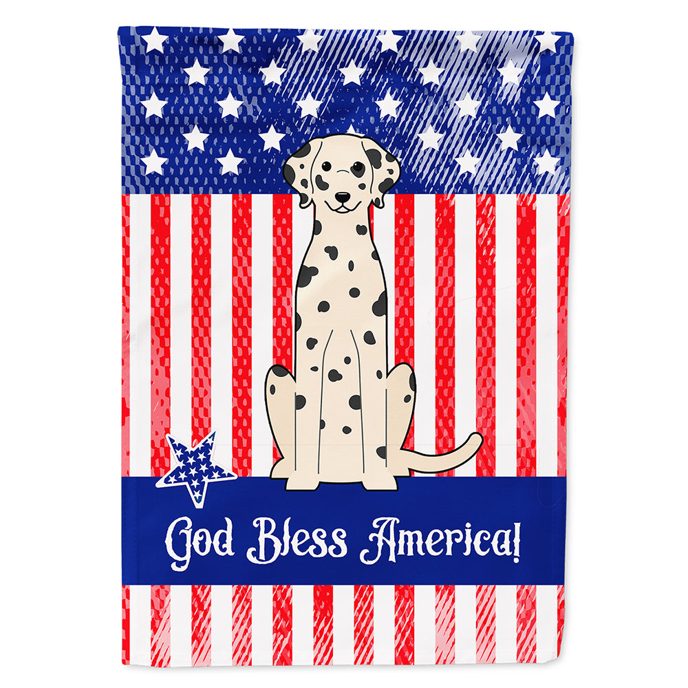 Patriotic USA Dalmatian Flag Canvas House Size BB3092CHF  the-store.com.