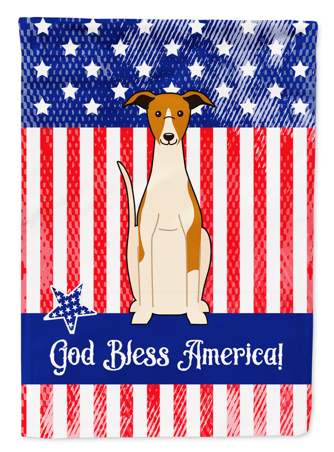 Patriotic USA Whippet Flag Garden Size BB3094GF  the-store.com.