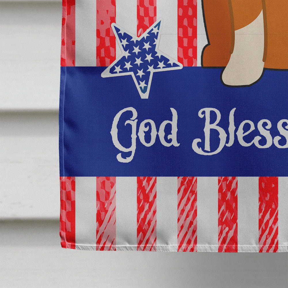 Patriotic USA Corgi Flag Canvas House Size BB3095CHF  the-store.com.