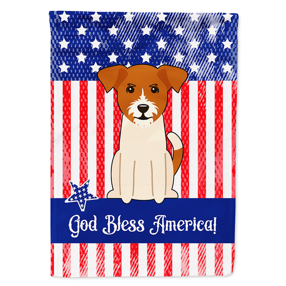 Patriotic USA Jack Russell Terrier Flag Canvas House Size BB3103CHF  the-store.com.