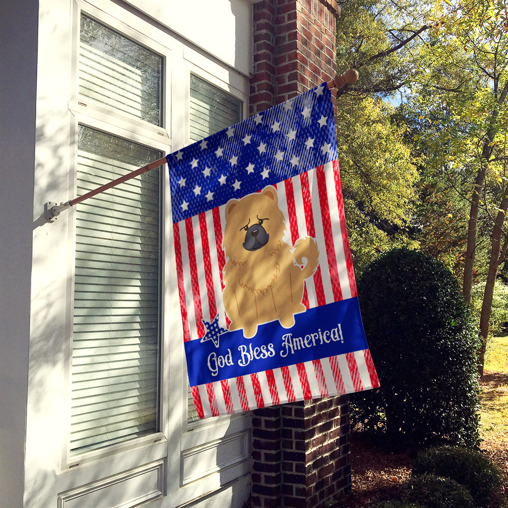 Patriotic USA Chow Chow Cream Flag Canvas House Size BB3139CHF  the-store.com.