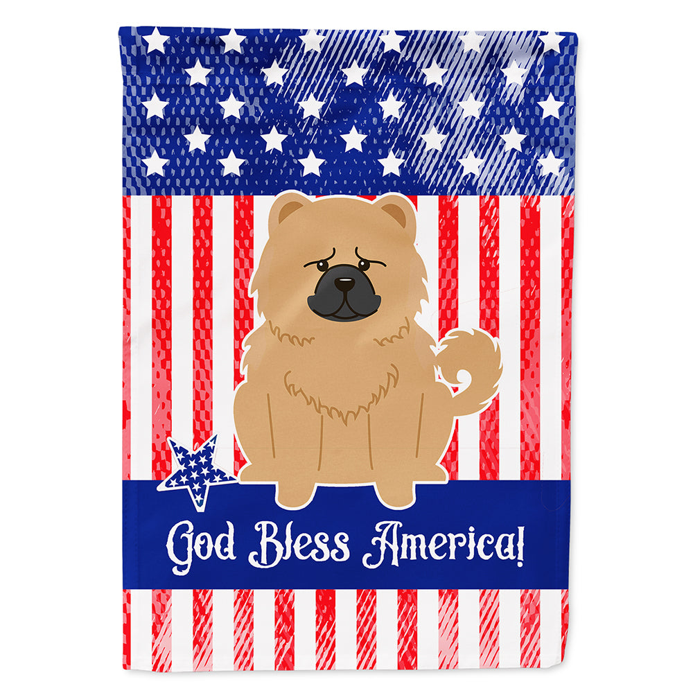 Patriotic USA Chow Chow Cream Flag Canvas House Size BB3139CHF  the-store.com.