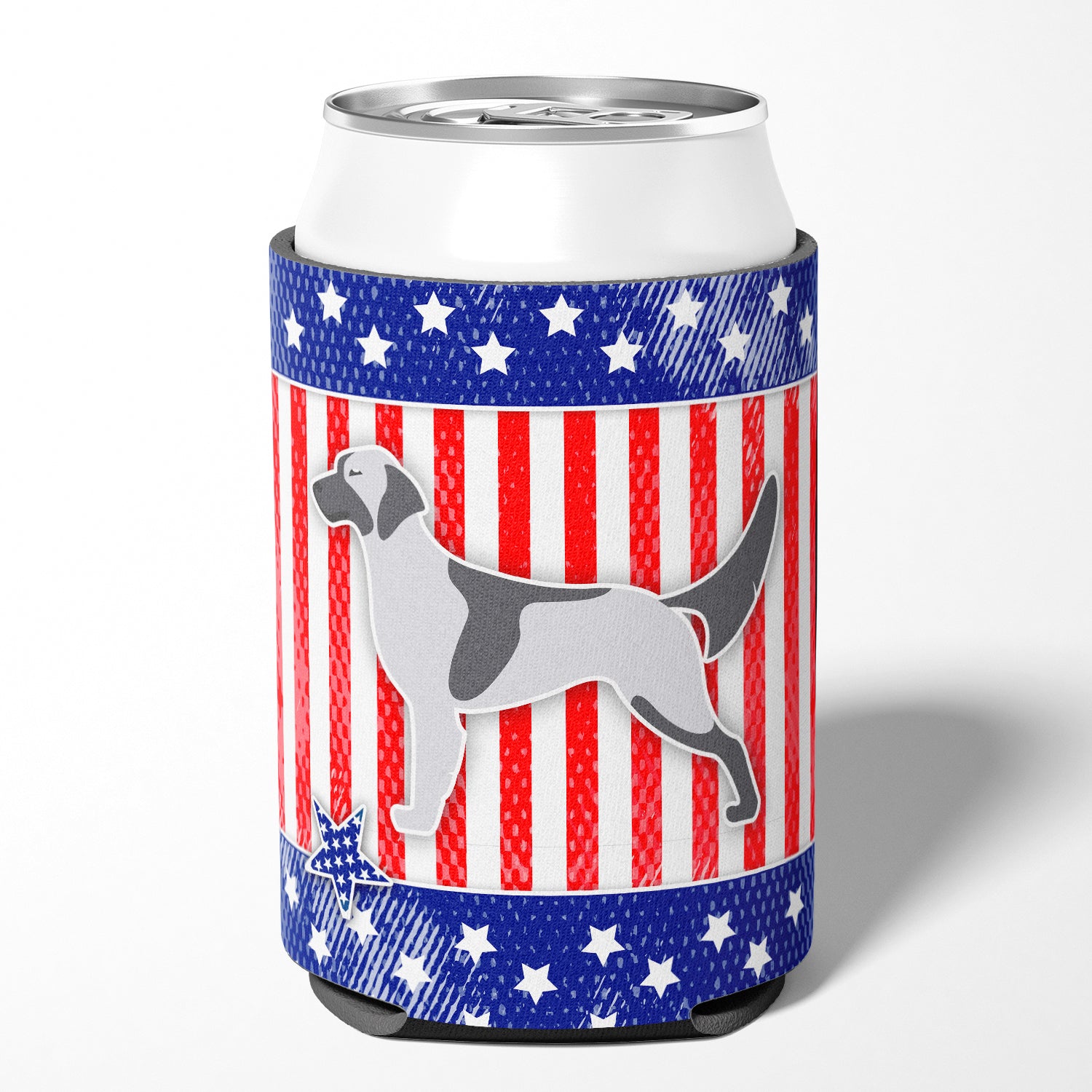 USA Patriotic English Setter Can or Bottle Hugger BB3281CC  the-store.com.