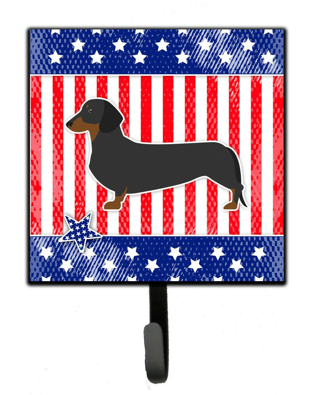 USA Patriotic Dachshund Leash or Key Holder BB3282SH4 by Caroline's Treasures