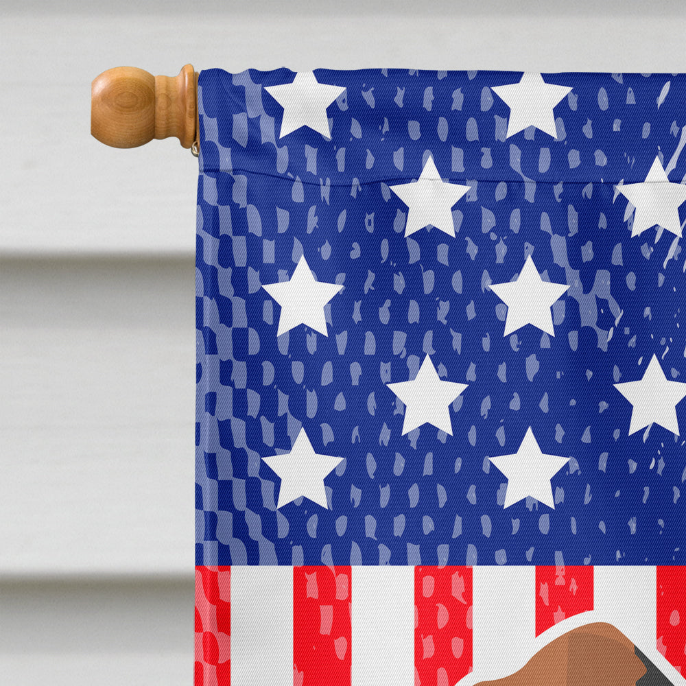 USA Patriotic Welsh Terrier Flag Canvas House Size BB3285CHF  the-store.com.