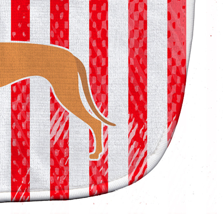 USA Patriotic Pharaoh Hound Baby Bib BB3288BIB - the-store.com