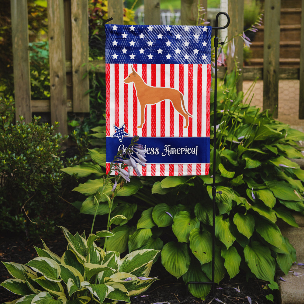 USA Patriotic Pharaoh Hound Flag Garden Size BB3288GF  the-store.com.