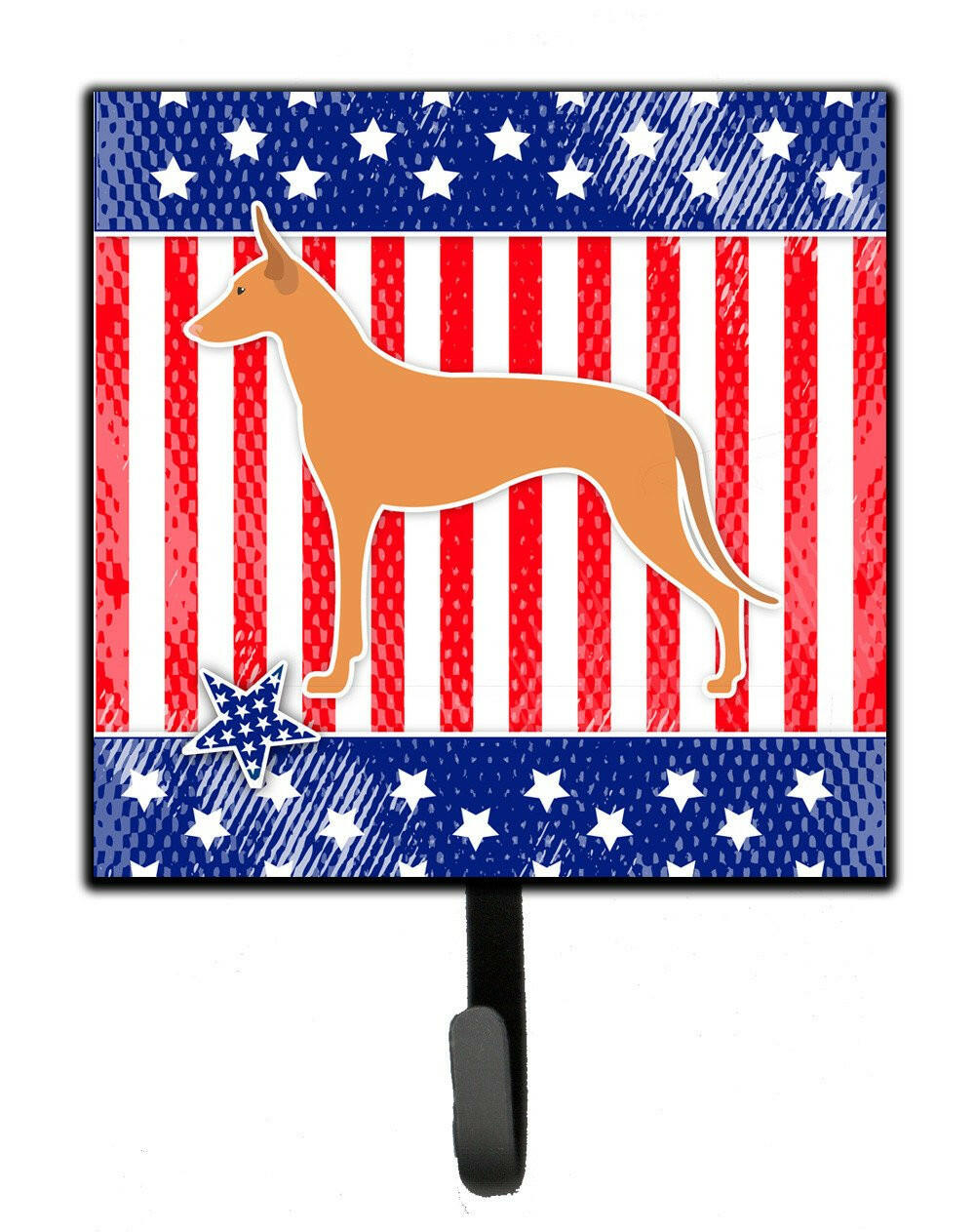 USA Patriotic Pharaoh Hound Leash or Key Holder BB3288SH4 by Caroline's Treasures