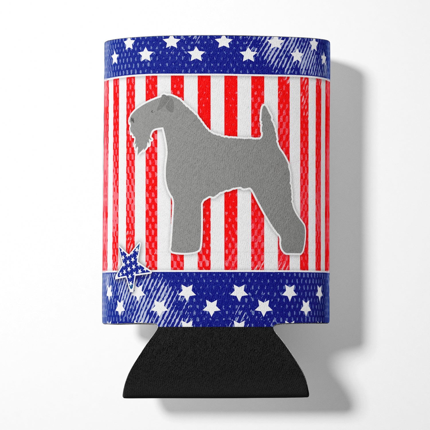 USA Patriotic Kerry Blue Terrier Can or Bottle Hugger BB3292CC  the-store.com.