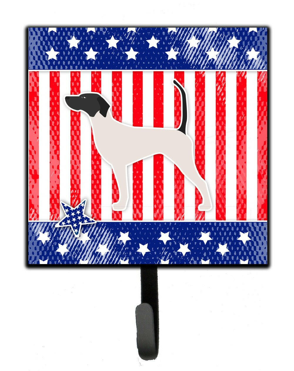 USA Patriotic English Pointer Leash or Key Holder BB3295SH4 by Caroline's Treasures