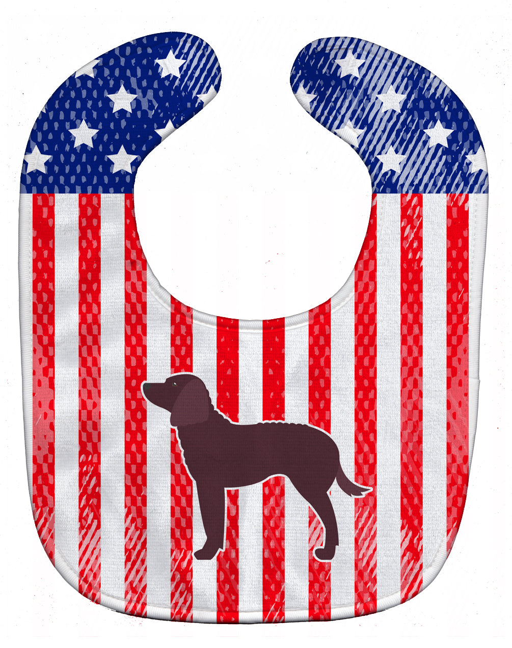 AUSA Patriotic merican Water Spaniel Baby Bib BB3301BIB - the-store.com