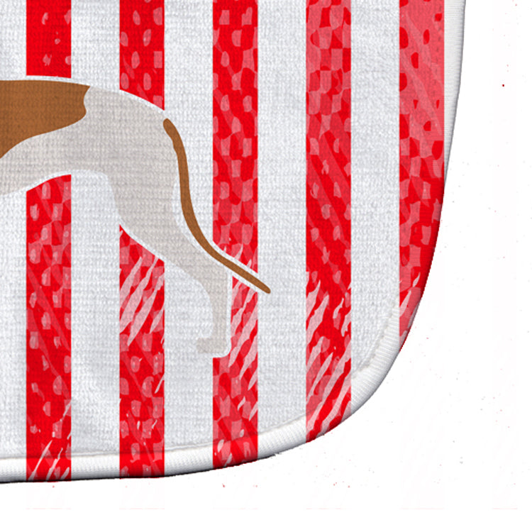 USA Patriotic Greyhound Baby Bib BB3305BIB - the-store.com