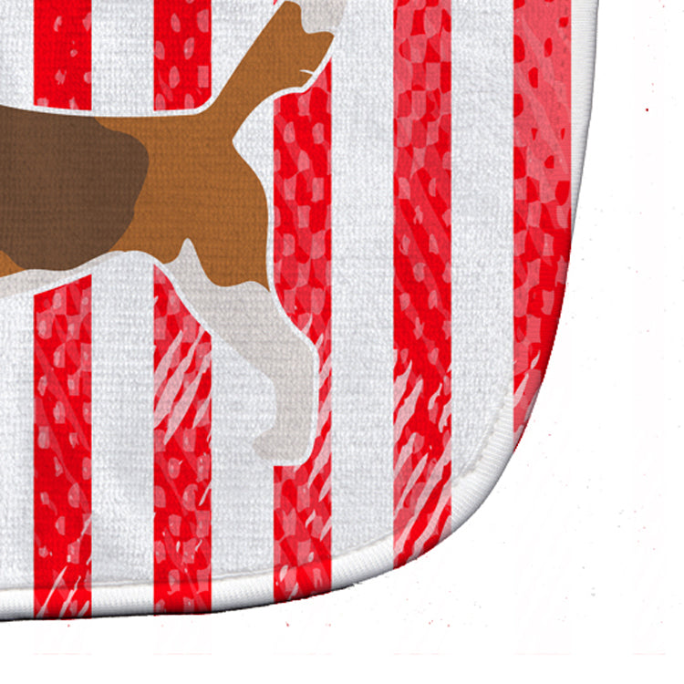 USA Patriotic Beagle Baby Bib BB3310BIB - the-store.com